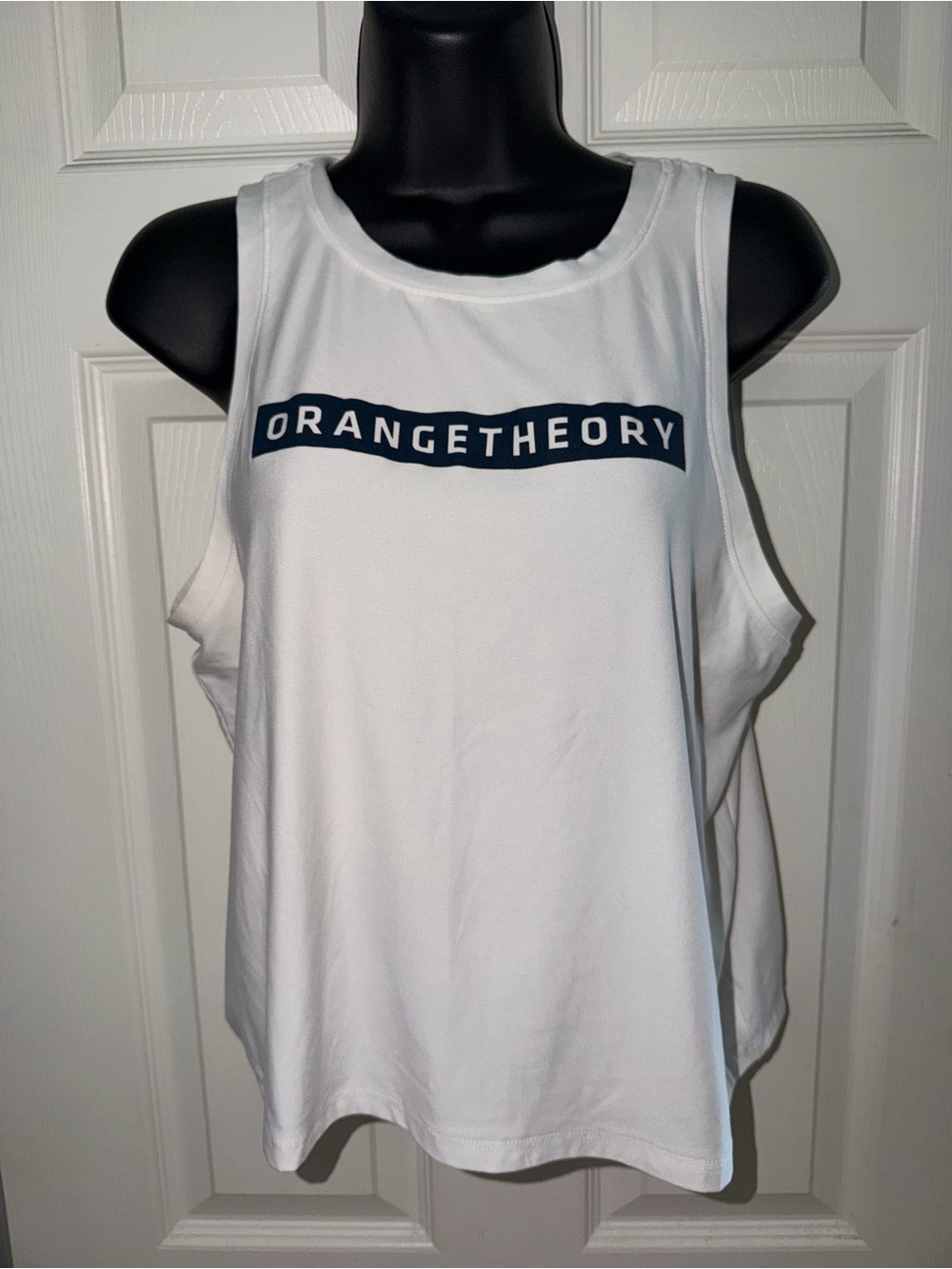 OrangeTheory x Beyond Yoga White Featherweight Tank